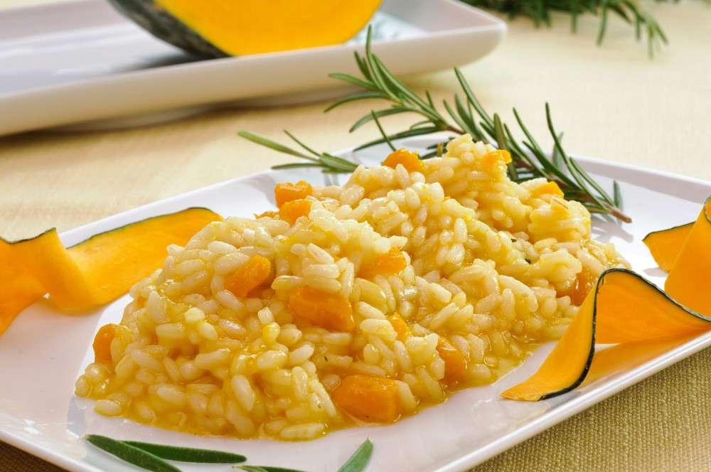 Risotto con la zucca, ricetta