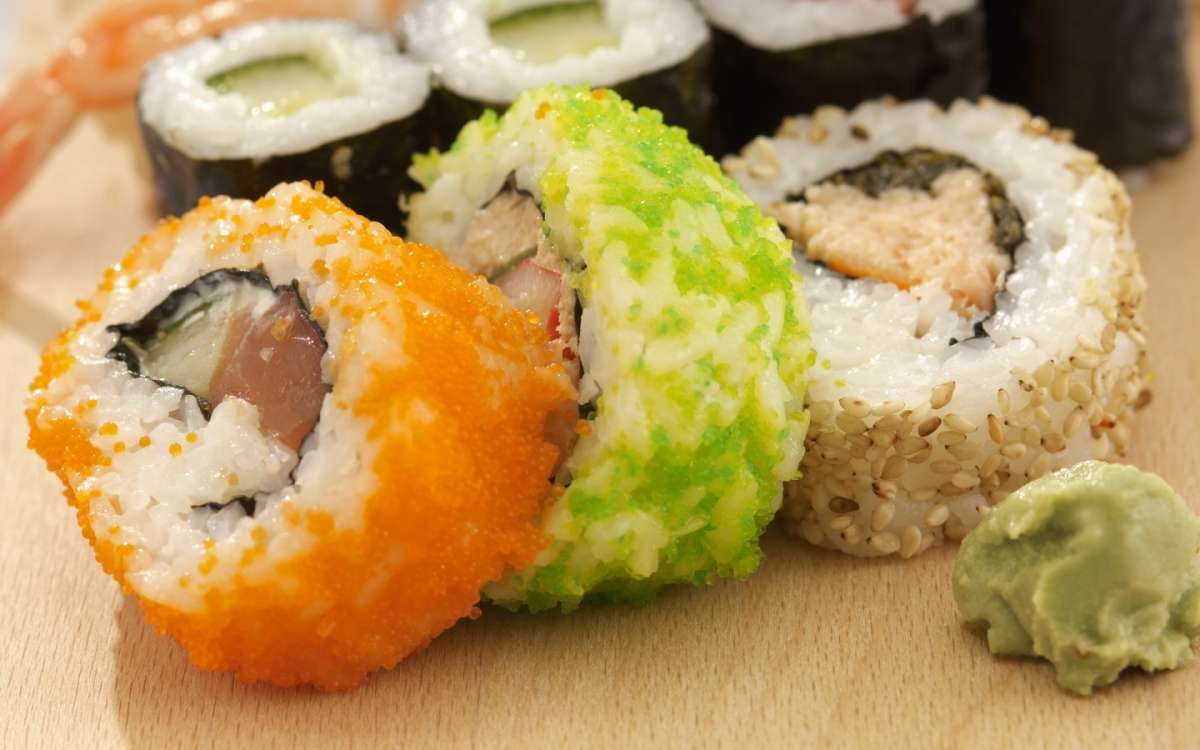 Sushi e wasabi