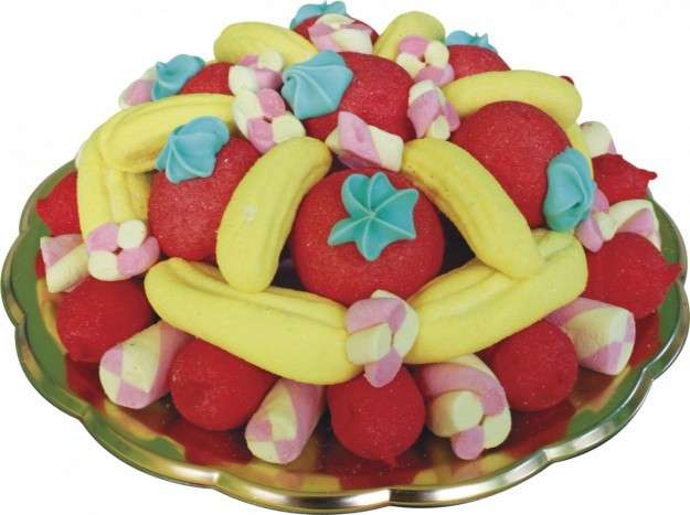 Torta di caramelle alla frutta