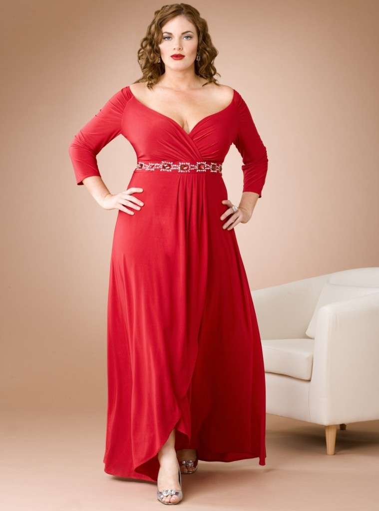 Abito da sposa curvy rosso