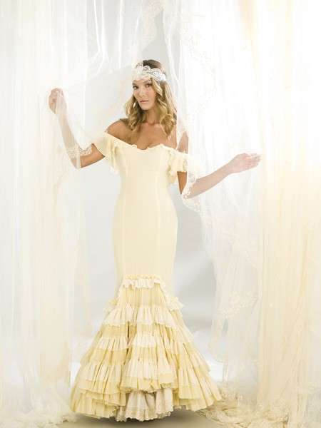 Abito da sposa hippie chic