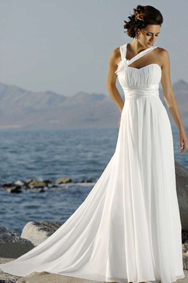 Abito stile impero monospalla on sale