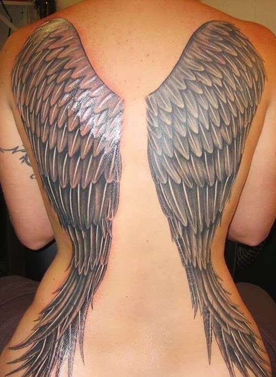 Angel tattoo