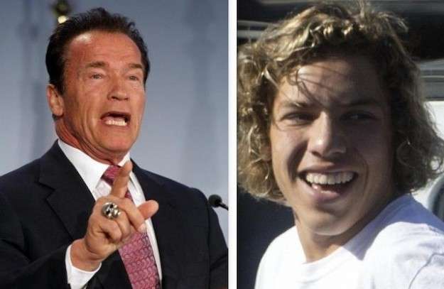 Arnold Schwarzenegger e il figlio illegittimo