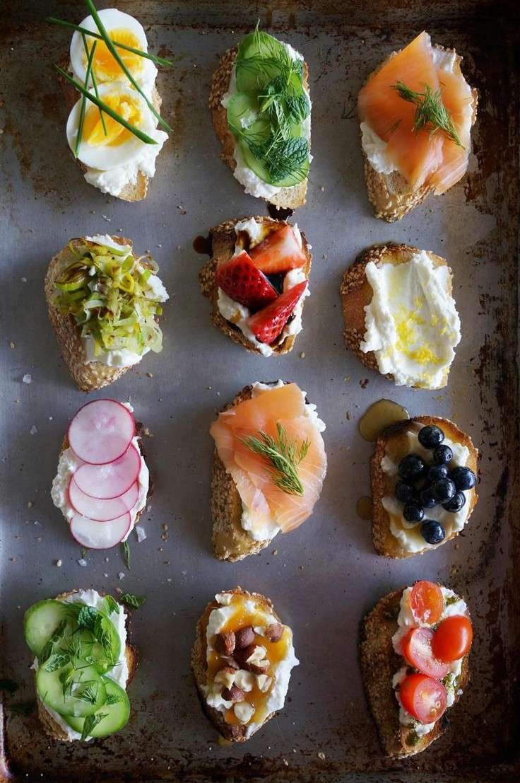 Ciuffi su crostini