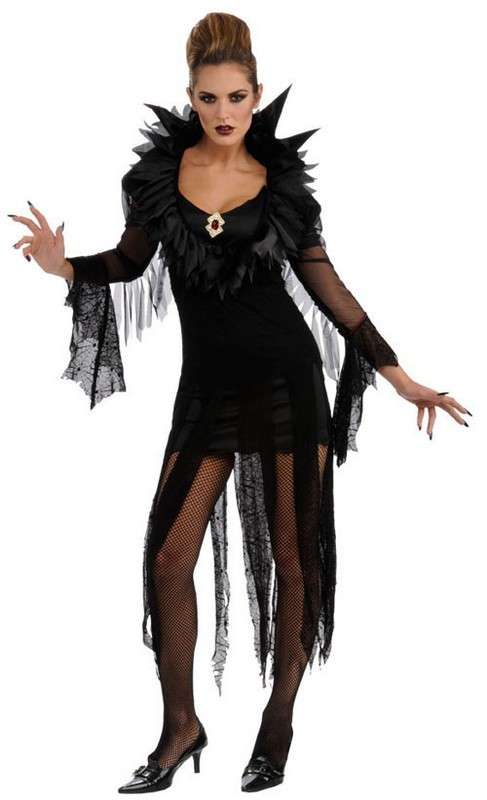 Costume da vampira nero