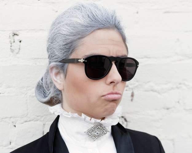 Costume di Halloween da Karl Lagerfeld