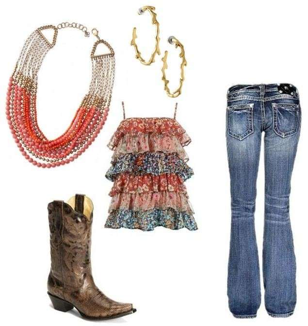 Cowboy boot e accessori colorati