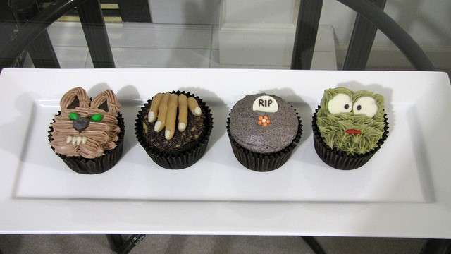 Cupcake verdi dalla paura