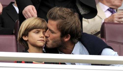 David Beckham e Romeo