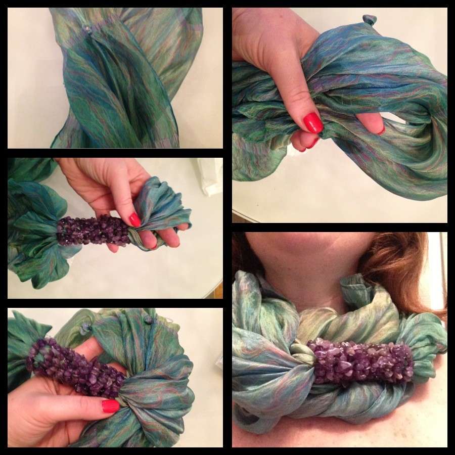 Foulard collana