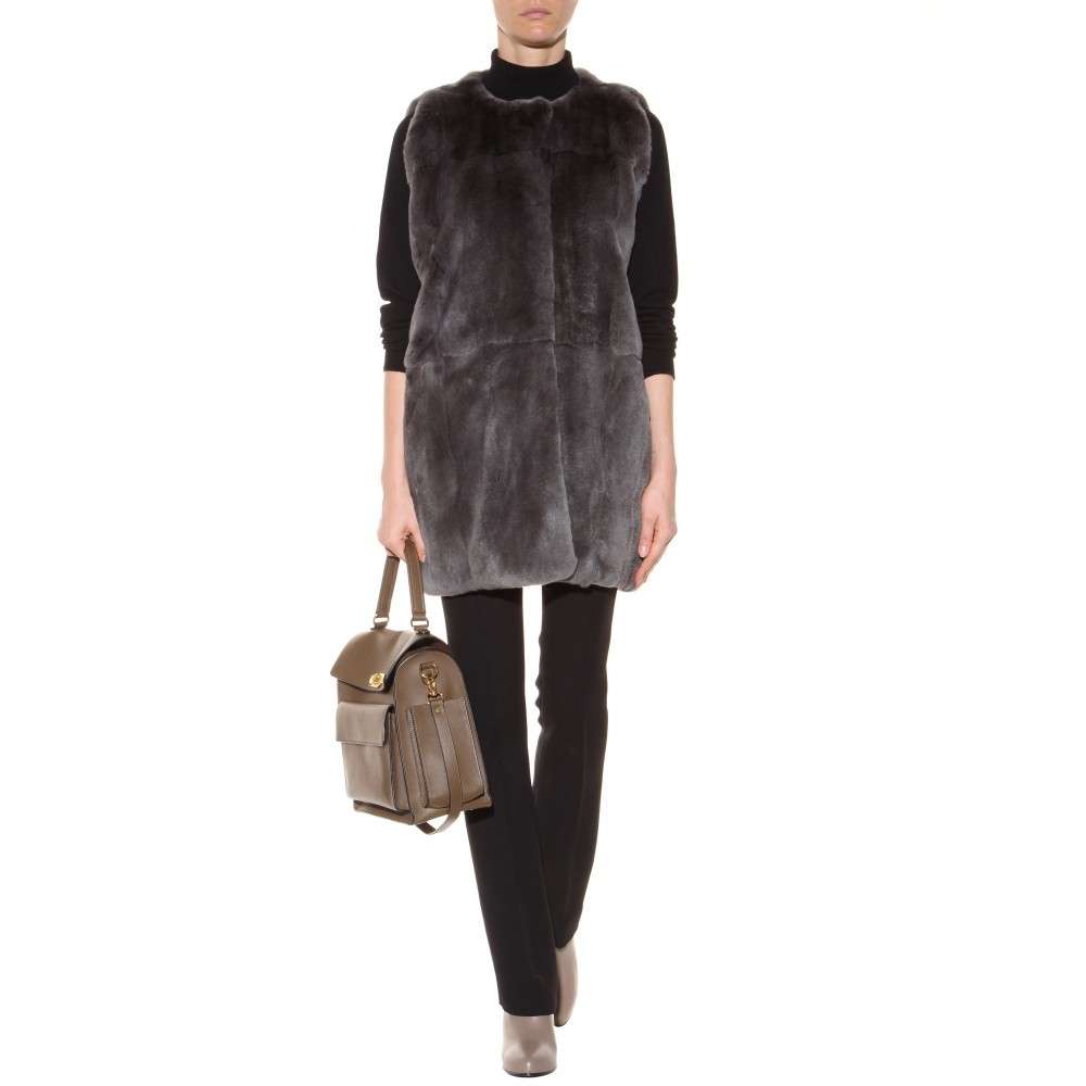 Gilet lungo in pelliccia Marni