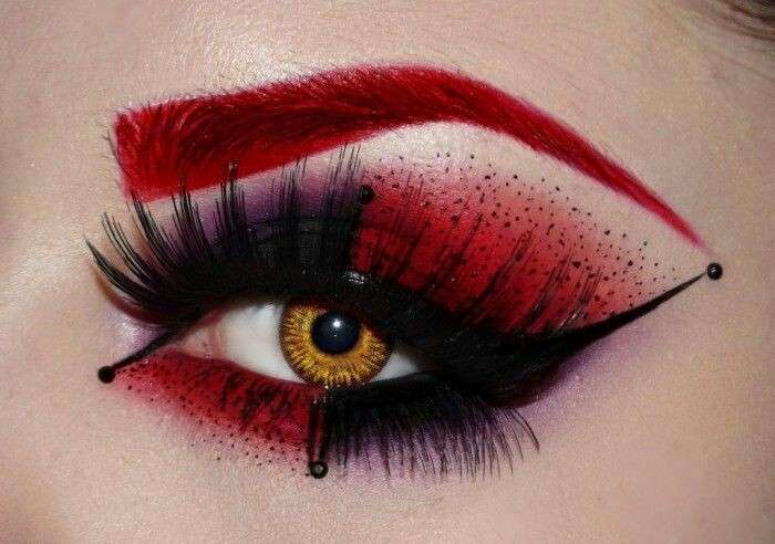 Harley Quinn trucco occhi