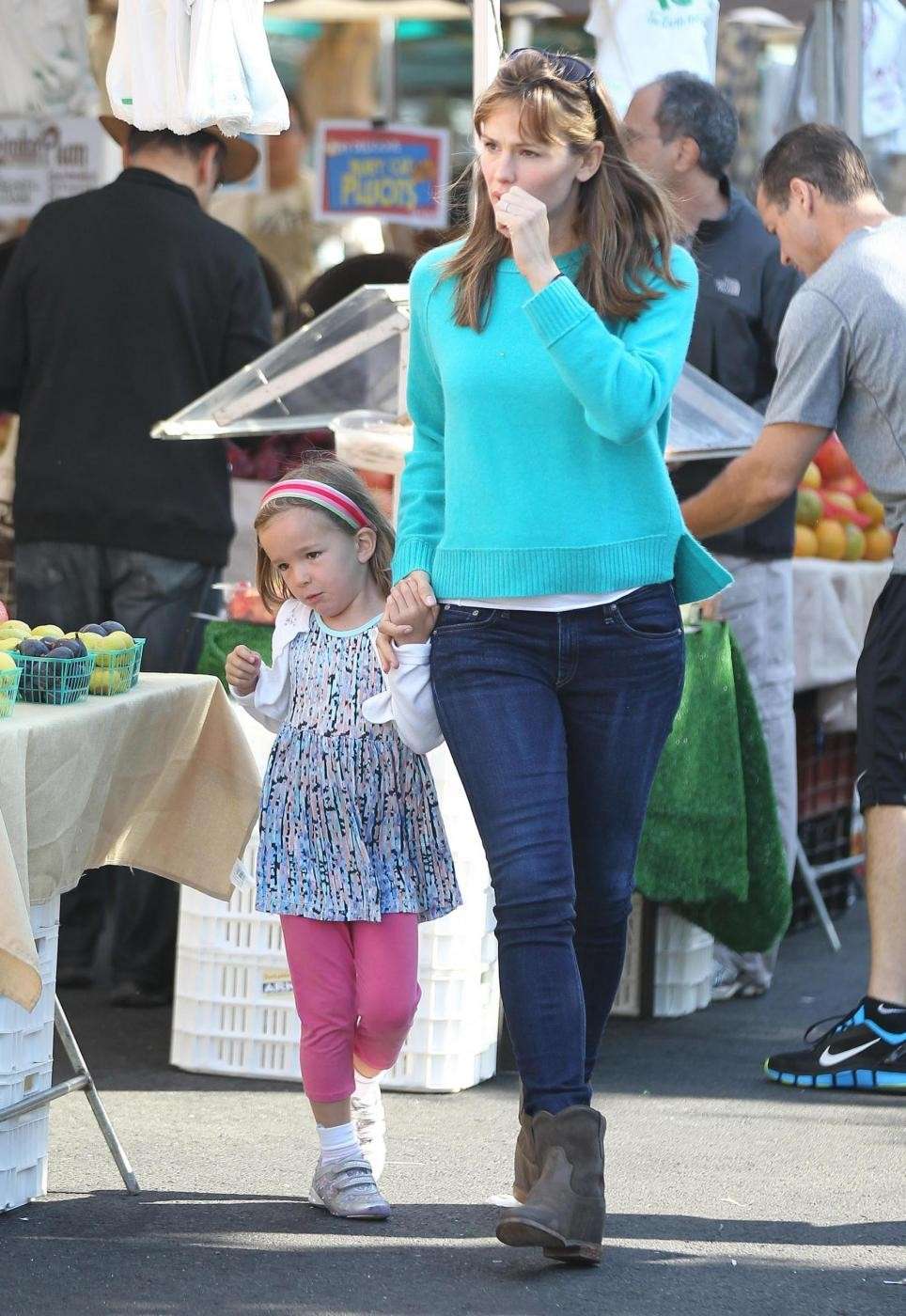 Jennifer Garner con la figlia Violet