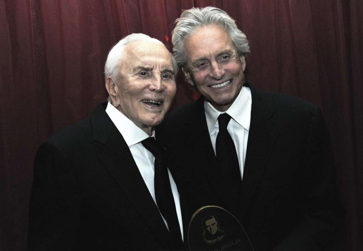 Kirk Douglas e il figlio Michael