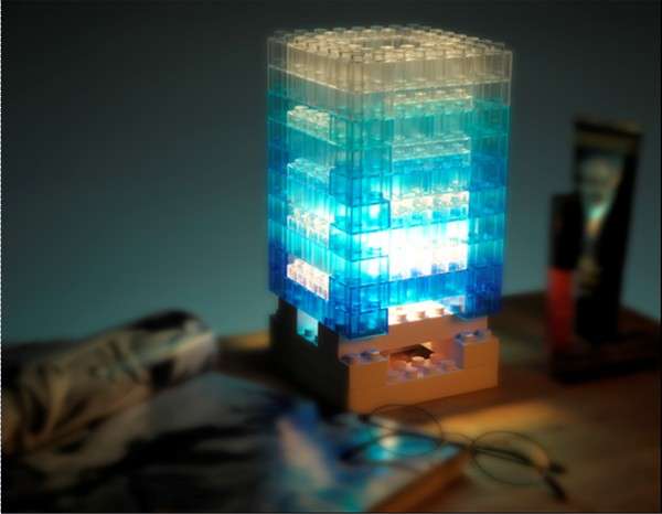 Lampadario con il lego