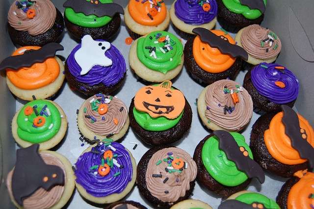 Le fantasie degli hallowen cupcake