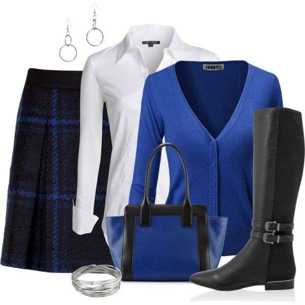 Look blu e tartan