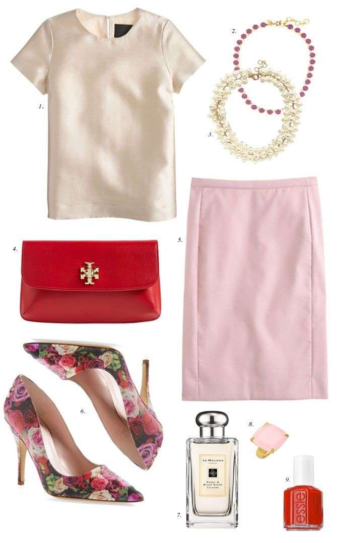 Look bon ton con accessori colorati