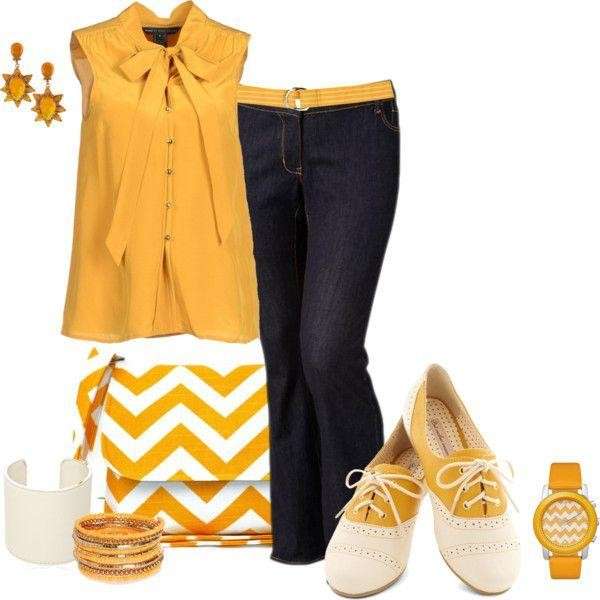 Look bon ton giallo