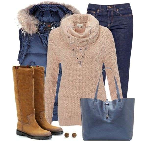 Look casual in beige e blu