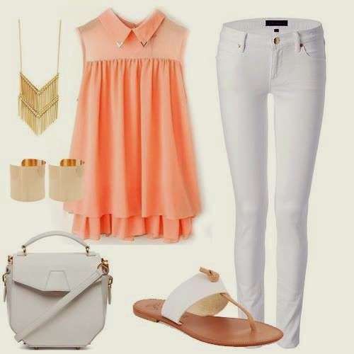 Look in bianco e orange