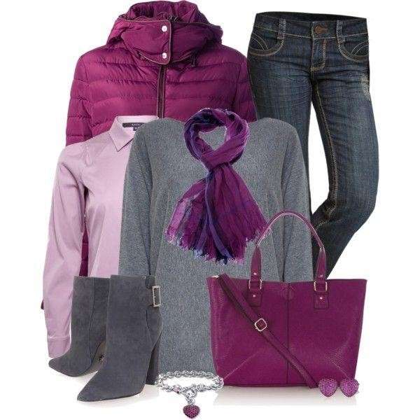 Look in grigio e radiant orchid