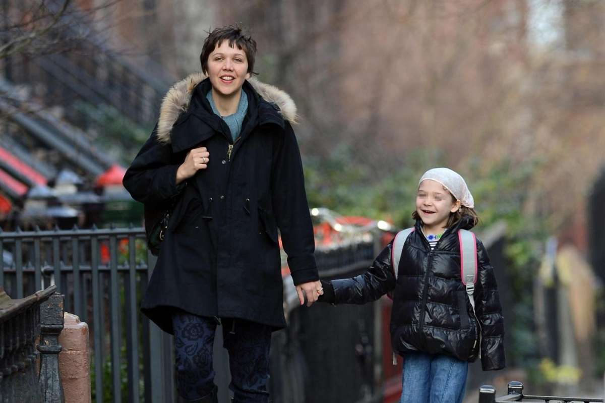 Maggie Gyllenhaal con la figlia Ramona