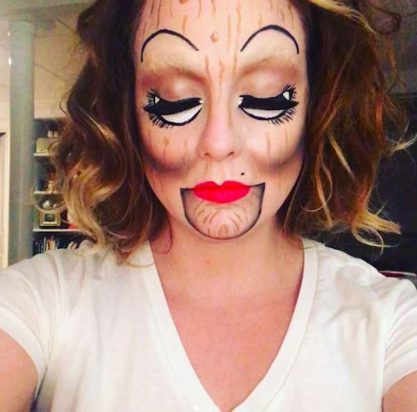 Make up di Halloween da bambola