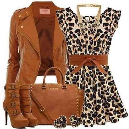 Minidress animalier e accessori