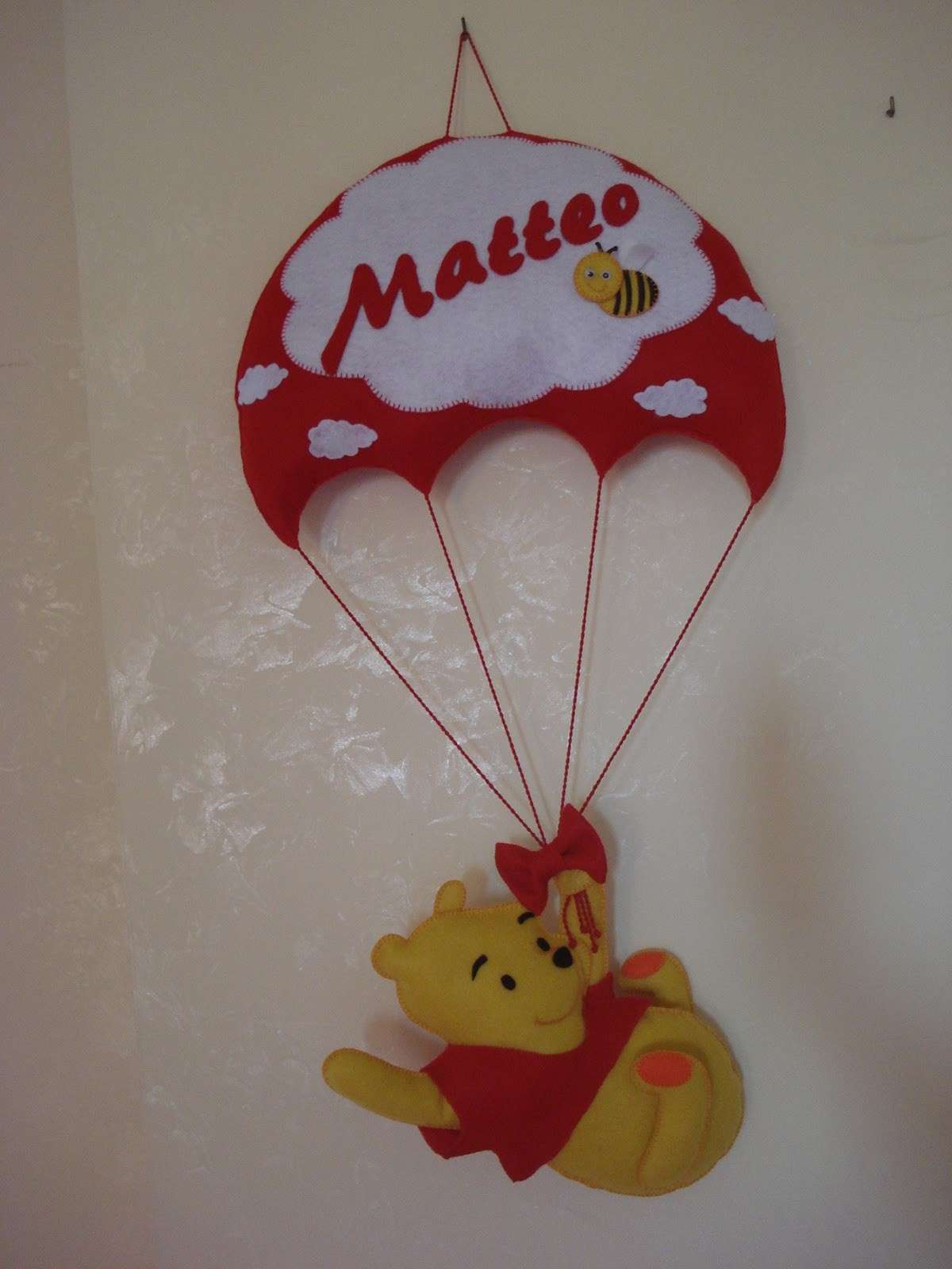 Originale fiocco con Winnie the Pooh