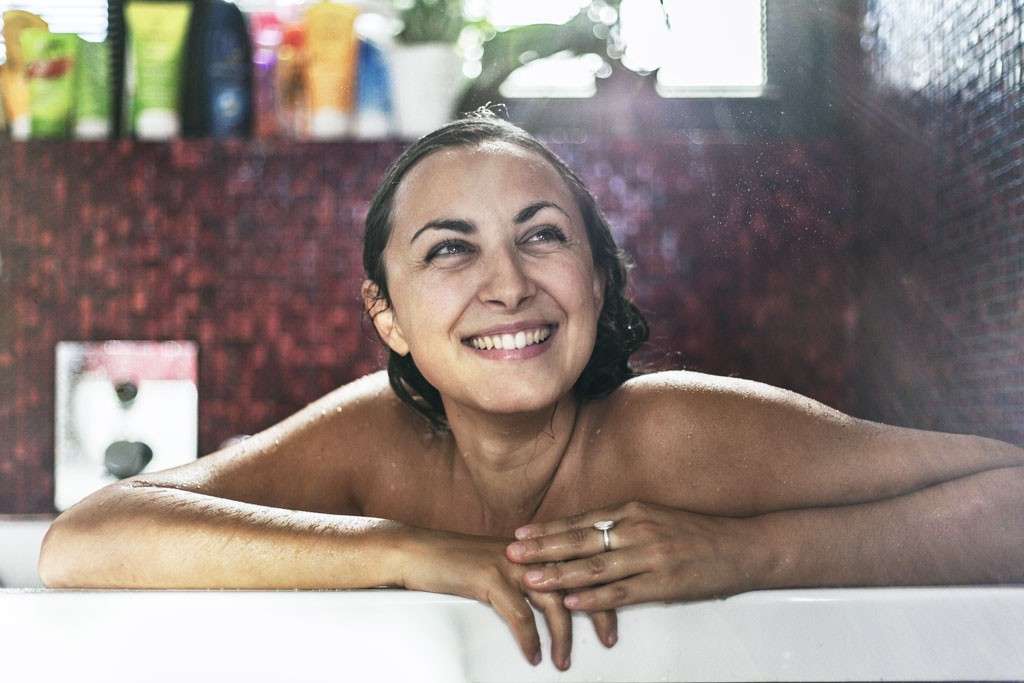 Sorriso in vasca