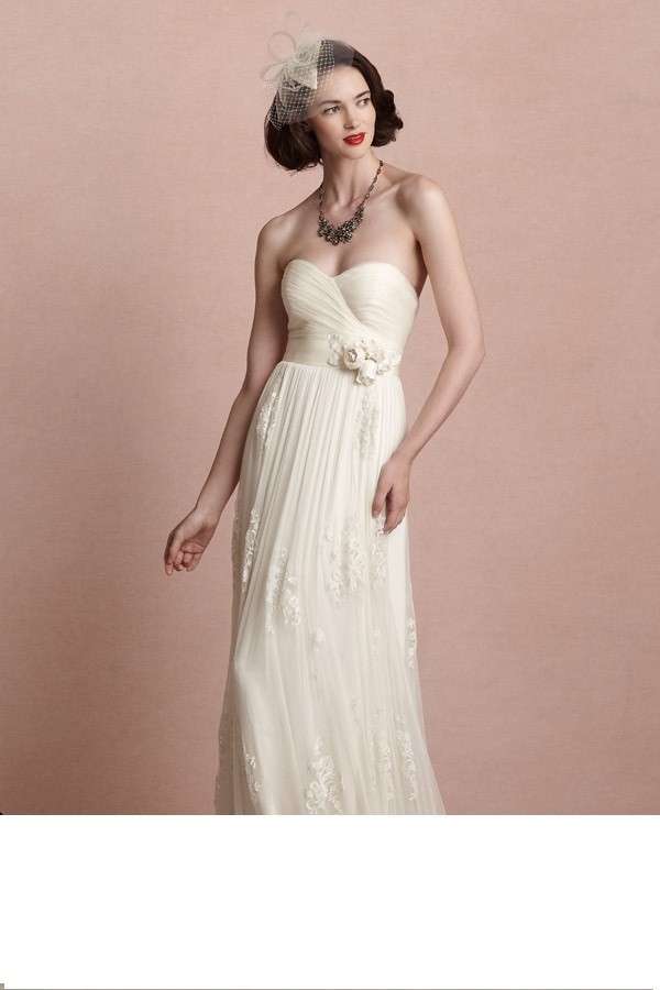 Sposa hippie con tulle ricamate