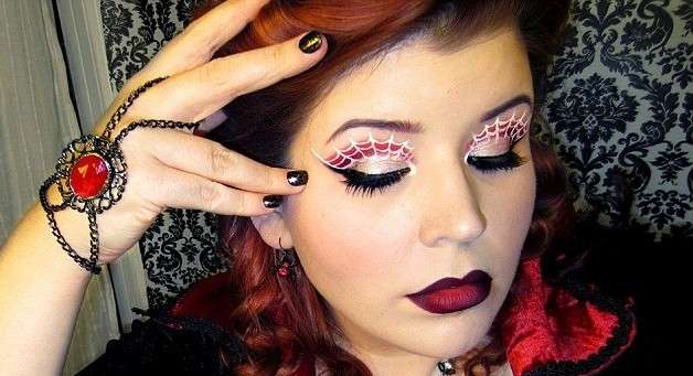 Strega glitter rosso