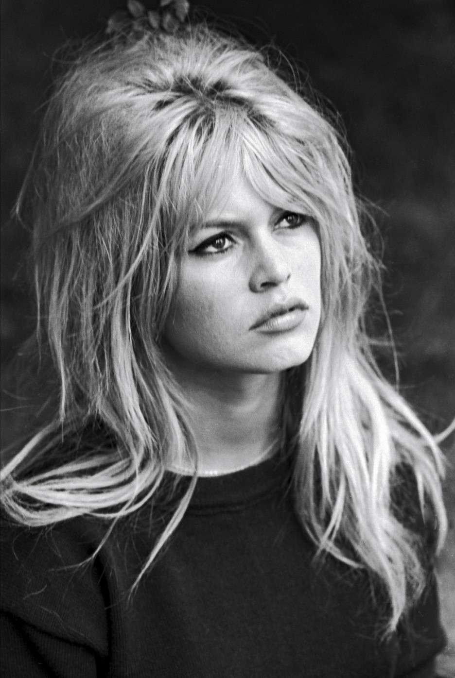 Taglio di capelli con riga in mezzo di Brigitte Bardot