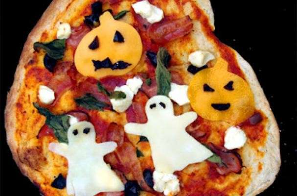 Torta-pizza di Halloween