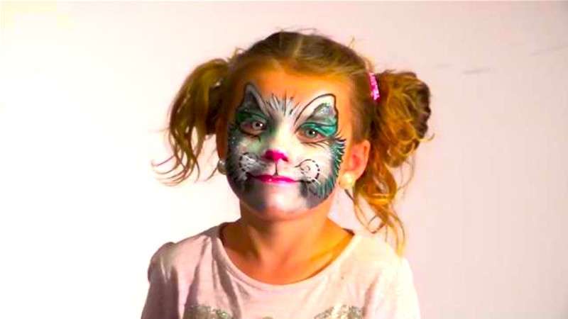 Trucco da gatto per bambini