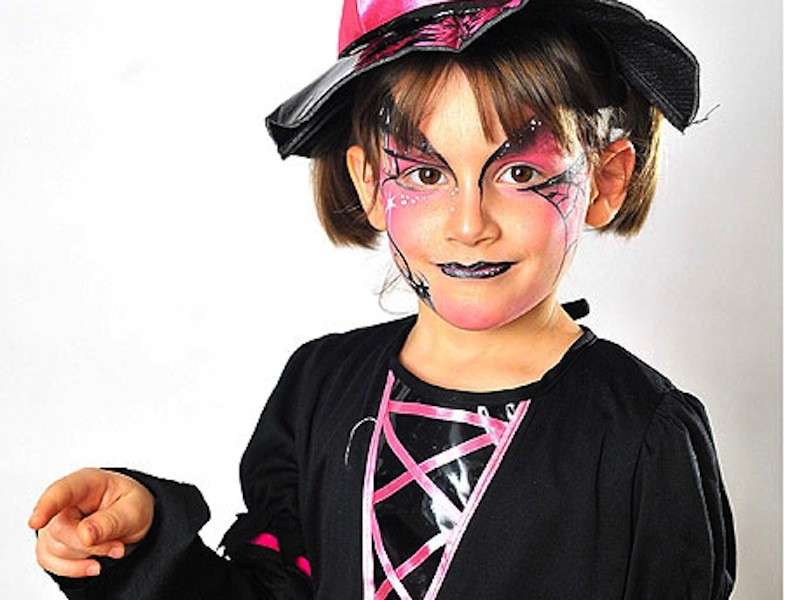 Trucco da strega per Halloween