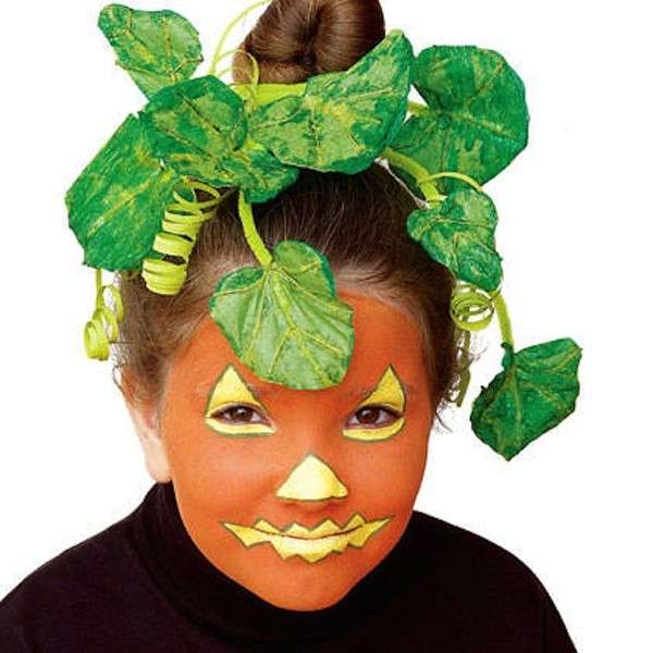 Trucco da zucca per bambini