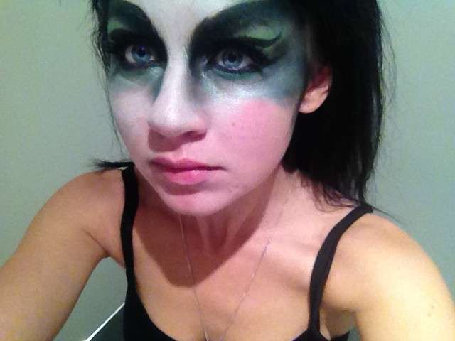 Trucco Halloween occhi verdi