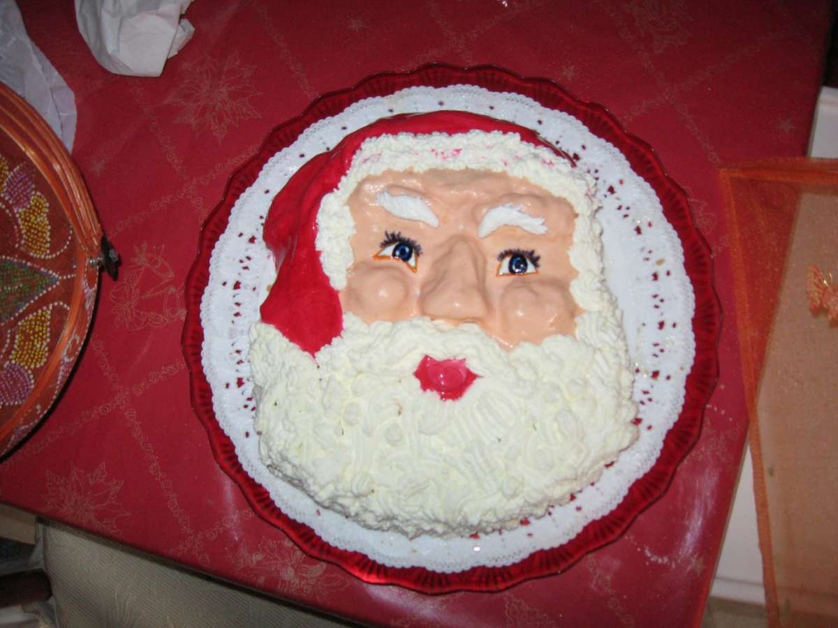 Babbo Natale con la panna