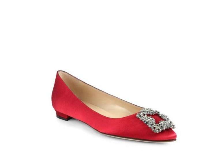 Ballerine gioiello Hangisi Manolo Blahnik