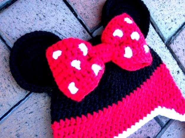 Cappellino a maglia da Minnie