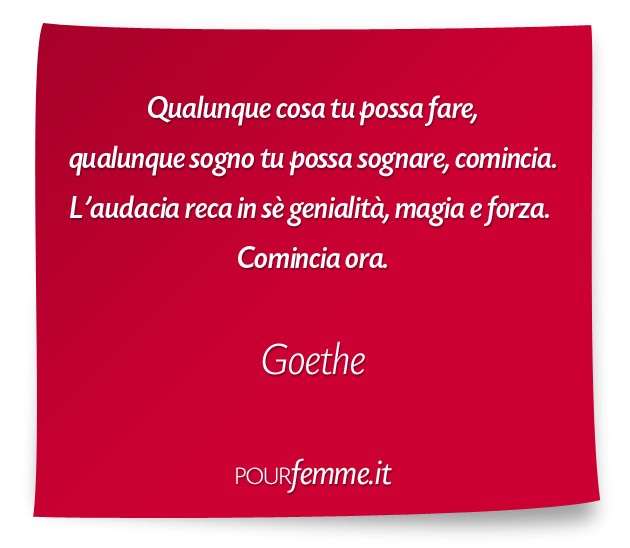 Frase di Goethe
