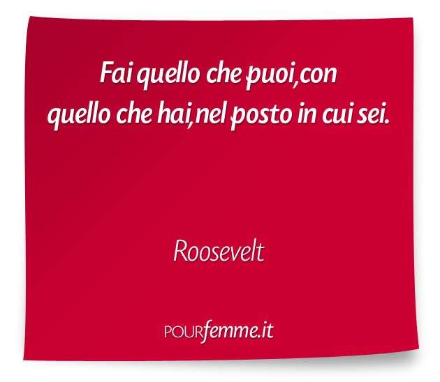 Frase di Roosevelt