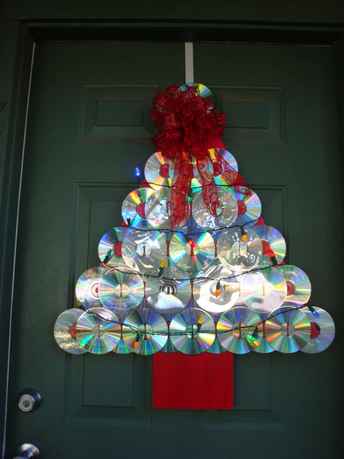 L'albero di Natale con i cd