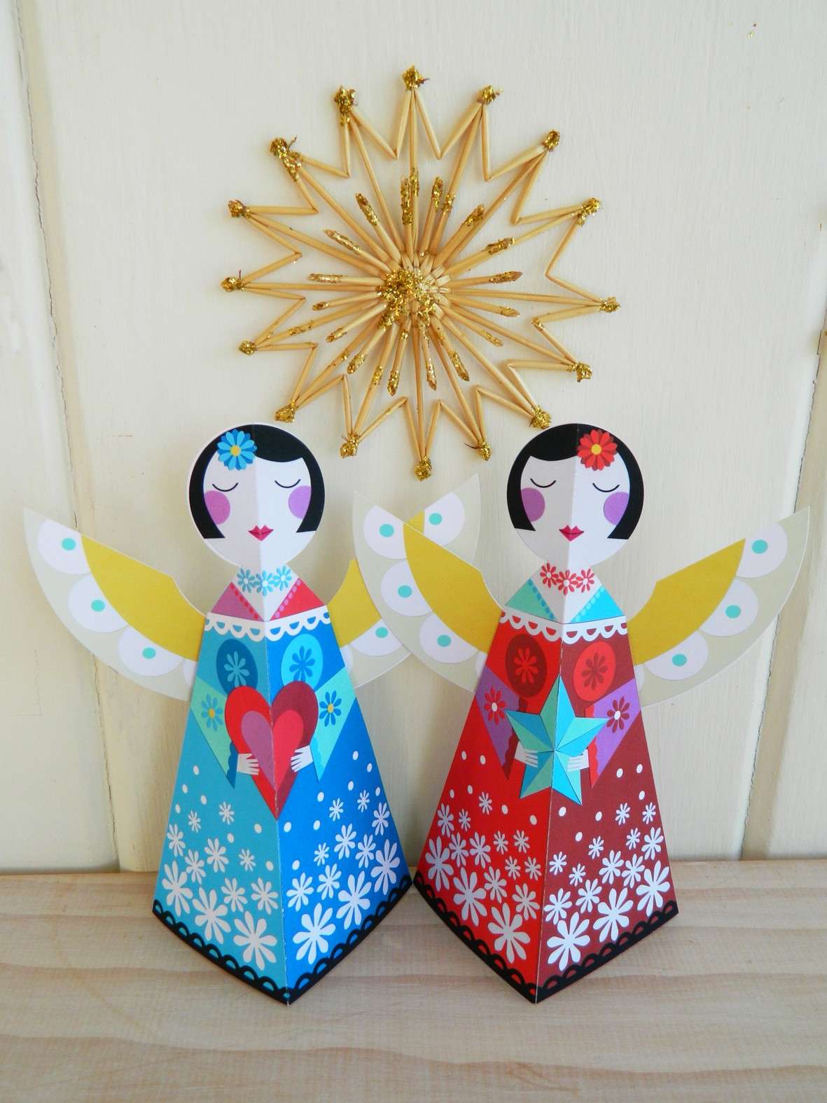 Lavoretti di Natale: angeli decorativi