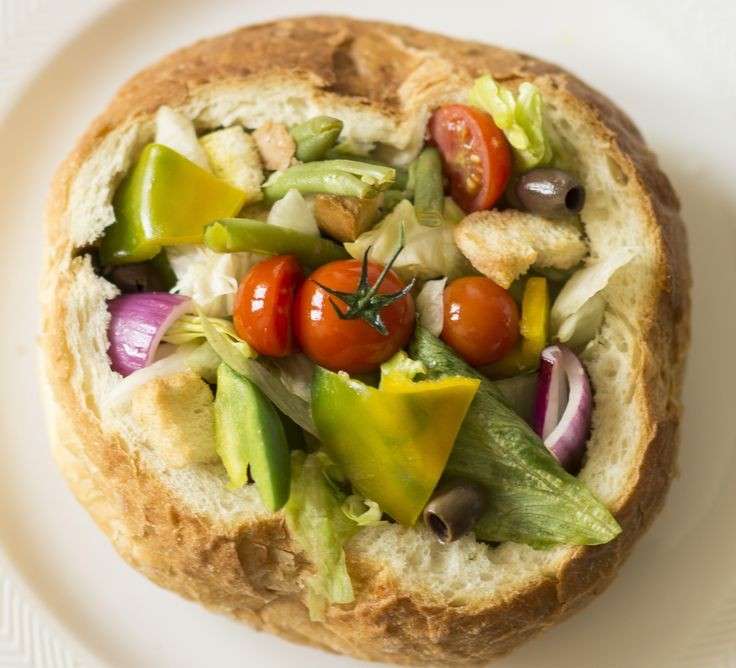 Pane senza glutine con verdure