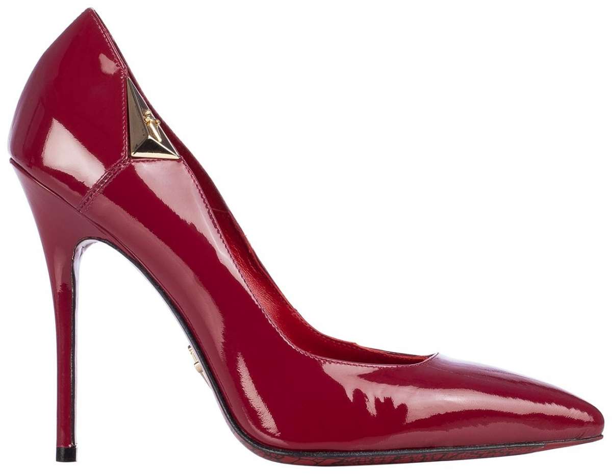 Pumps in vernice rossa Cesare Paciotti