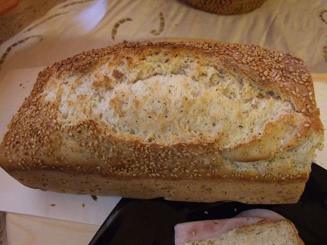 Sformato di grano saraceno e semi di sesamo